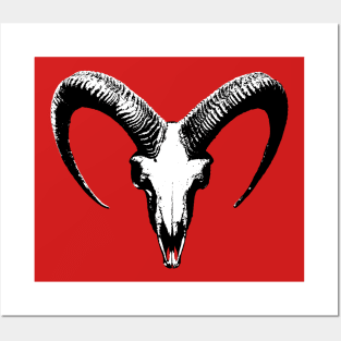 Goat Skull Posters and Art